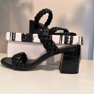 Dolce‎ Vita DV_ Braided Strap Block Heel Sandal Size 8.5